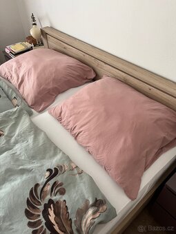 Postel 180x200 dub dvoupostel manželská - 4