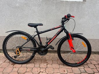 Dětské kolo BTWIN velikost 24 x 2.00, přesmykovač na 3 ozub. - 4