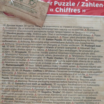 Playtive dřevěné puzzle Počítání a přiřazování NOVÉ - 4