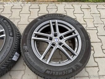 4x al kola 5x112 18 + pneu zimní 225/60 R18 - 4