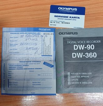 Prodám diktafon OLYMPUS DW-90 - 4