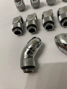 Vodní chlazení - Fitinky Bitspower Silver - 4