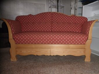 Rustikální sedačka + 2 křesla - 4