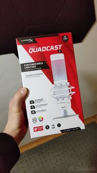 🎤 USB Mikrofon HyperX QuadCast S (bílý) - 4
