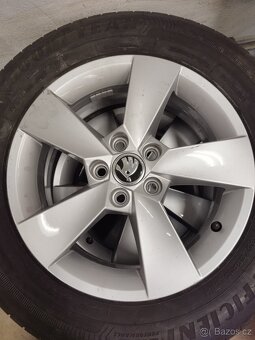SADA KOMPLETŮ AL. 5,5 J x 15 ET 40 - 5 x 100 na Š.FABIA IV - 4