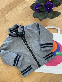BENETTON NOVÁ oboustranná bunda vel. 82, 12-18m - 4