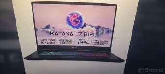 Herní notebook Katana 17" Top stav - 4