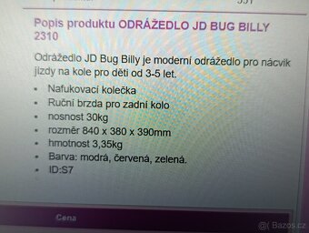 Odrážedlo JD BUG - 4