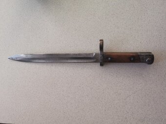 Starý vojenský bodák, bajonet - 4