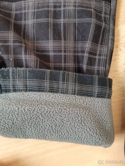 Zimní zateplené kalhoty vel. 134 - 4