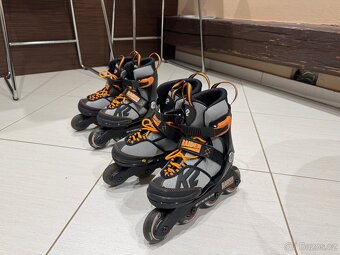 Dětské rostoucí kolečkové inline brusle K2 (2 x) - 4
