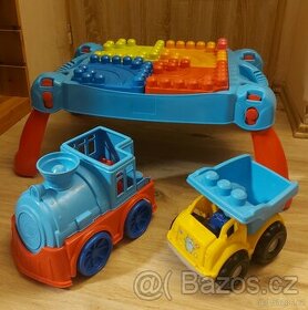 Megabloks stolek + auto a mašinka ZDARMA - 4
