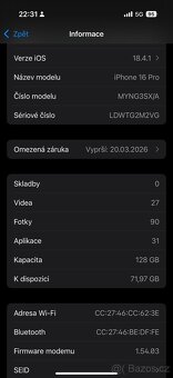 iPhone 16 pro přírodní Titan - 4