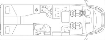205PS LAIKA IVECO 2,3 r2021 5míst Fiat Ducato VIP TOP - TOP - 4