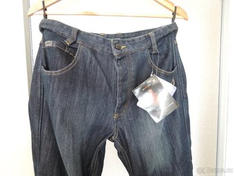 Kalhoty na skútr, motorku s kevlarem, Denim, pánske - 4