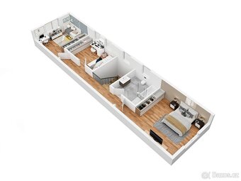 Prodej rodinný dům Babice - Dům 110m2, pozemek 217m2 - 4