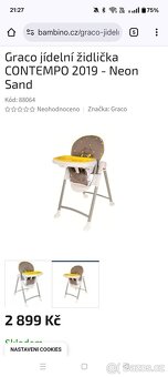 Jídelní židlička Graco - 4
