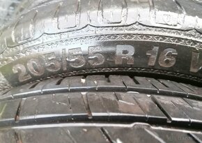 Disky 16" Peugeot, Citroen 4x108 ET31, pneu Barum 205/55 R16 - 4