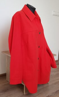 Dámský flaušový košilový kabát - SAMOON - vel.48. - 4