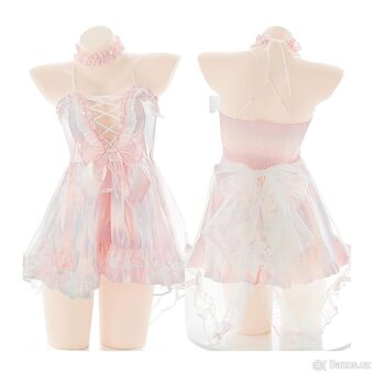 Cute cosplay,gogo,strip,sexy šaty-kawaii-lolita-mořská panna - 4