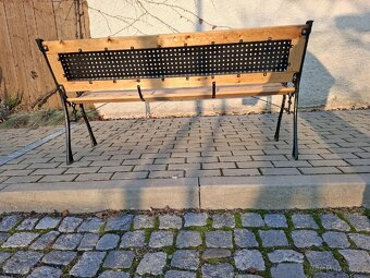 Zahradní lavička - 4