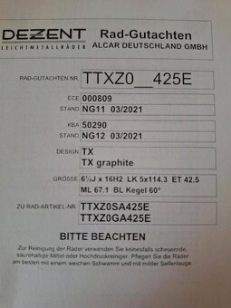 ALU kola 5x114,3   Zimní sada - 4