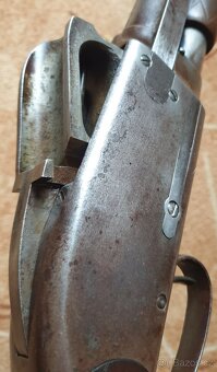 Historická brokovnice Spencer pumpa 1882 ráže 12CF - 4