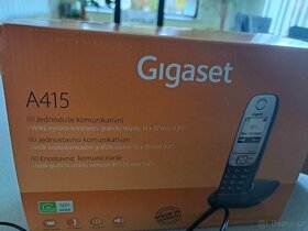 Telefon bezšňůrový Gigaset A415, černý - 4