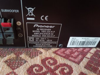 Pioneer VSX-324-K-P Receiver Hifi - 4