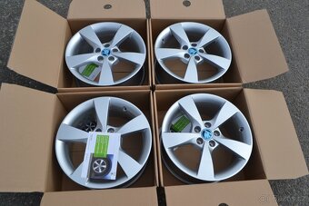 Sada NOVÝCH orig.alu disků R16 Š.Rapid,Fabia, Seat Toledo - 4