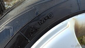 ALU kola VW 5x112 195/65 R15, zimní pneu Goodyear - 4