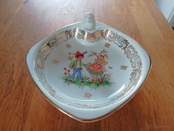 DĚTSKÝ PORCELÁNOVÝ TERMOTALÍŘ FRANCIE - 4
