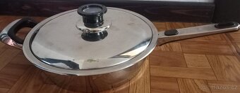 Pánev s poklicí a teploměrem, průměr 27cm NOVÁ NEPOUŽITÁ - 4