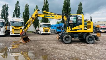 Kolové rýpadlo Komastu PW 158 v super stavu - 4