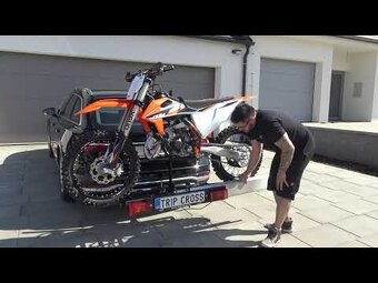 Nový nosič motocyklu skutru nebo kol na závěs tažné zařízení - 4