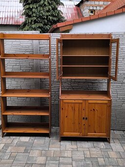 Prodám příborník a knihovnu IKEA LEKSVIK - 4