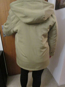 Nová sv. khaki zelená bunda s kapucí, vel. 40-42, Bonprix - 4