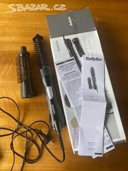 Vlasový kartáč kulma fen BaByliss jako nové 2 kulaté kartáčk - 4