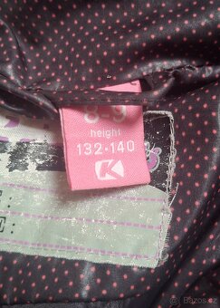 Dívčí bunda zimní 134/140 - 4