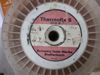 Měděné dráty, cívky cca 30 kg - 4