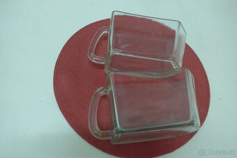 Skleněné Retro Zásobniky na Mouku...2ks - 4