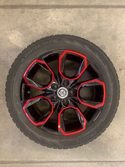 Alu kola 16” 6,5J 5x100 ET38 Yakuza Japan Extreme Black/Red - 4