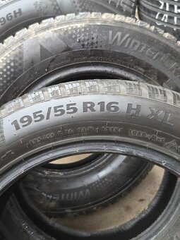 195 55 r 16 -7.5mm- R 16 195/55 zimní gumy kola pneu pезина - 4
