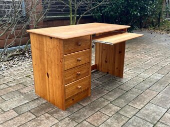 Borovicový psací stůl - 4