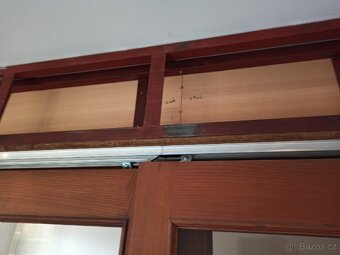 Prosklené interiérové, posuvné, 4 dílné dveře - 4