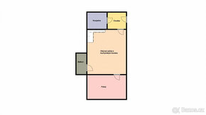Pronájem krásného bytu 2+kk/balkon/garážové stání/sklep, 49, - 4