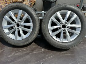 Prodám Alu kola 5x112, ET 48 s letními pneu - 4