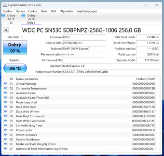 M.2 NVMe Western Digital SN530 256GB - 4