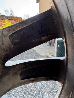 Original alu kola BMW X5 2016 letni pneu 80% - 4