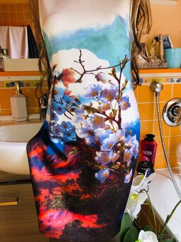 Bodyflirt# spolecenske# saty# business#kvetinove #bodycon - 4